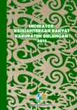 Indikator Kesejahteraan Rakyat Kabupaten Bulungan 2014